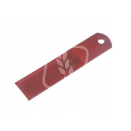 Smooth forage harvester knife 175x40x3mm fi 10 5mm hf401