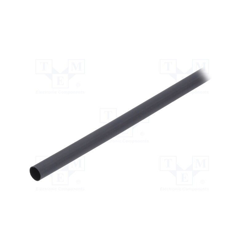 1 pcs x TE Connectivity - ATUM-9/3-0-STK - Heat shrink sleeve, glued, 3: 1, 9mm, L: 1.2m, black, polyolefine
