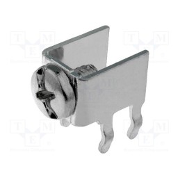 1 pcs x KEYSTONE - 7692 - Terminal: screw terminal, THT,screw terminal, silver, 7.5x5mm