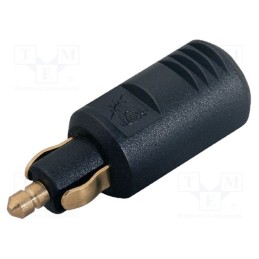 1 pcs x PRO CAR - 67751500 - Cigarette lighter plug, cables, 8A, Sup.volt: 12÷24VDC, black