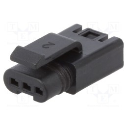 1 pcs x Amphenol Communications Solutions - FLHS2100 - Plug, Connector: wire-wire, FLH, PIN: 2, female, Type: w/o contacts