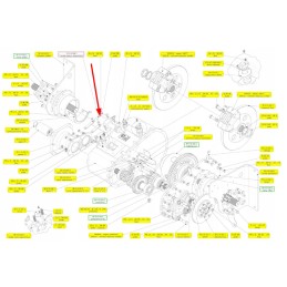 102265117 front axle gear housing