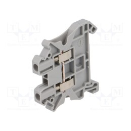 1 pcs x PHOENIX CONTACT - UT 2,5 3044076 - Splice terminal: rail, 0.14÷2.5mm2, ways: 1, terminals: 2, grey