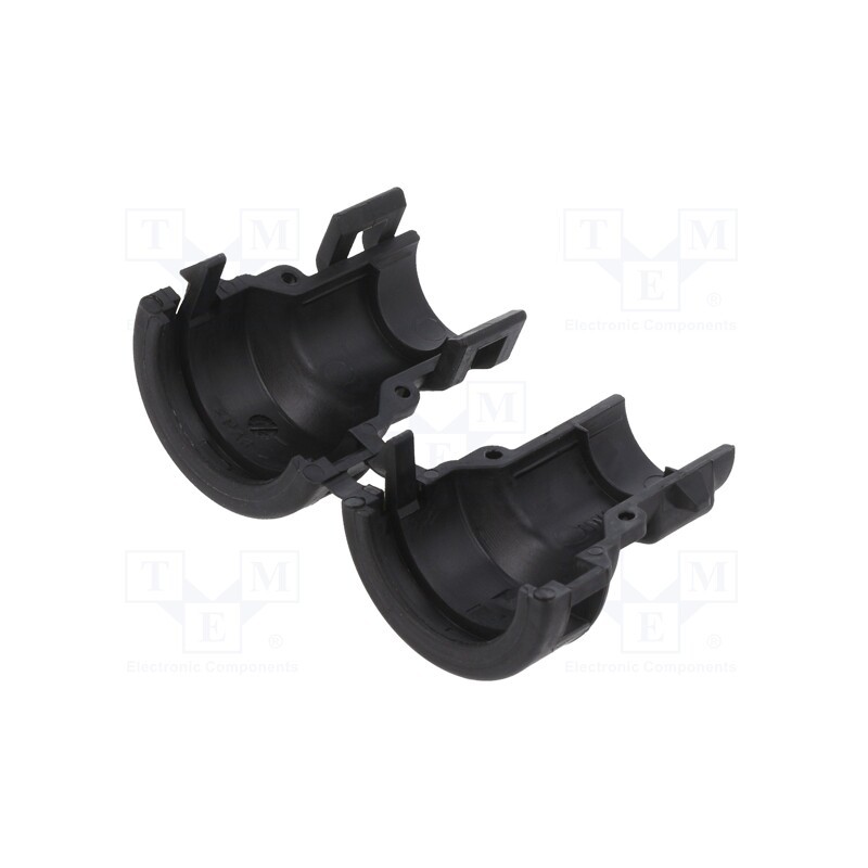 1 pcs x TE Connectivity - 965785-1 - Accessories: cable hood and fastener, 9.6mm, straight