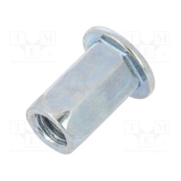 1 pcg x ROMIX - 45083 - Rivet nuts, 10pcs, Alfa Romeo,Fiat,Lancia,Peugeot, OEM: 5624411