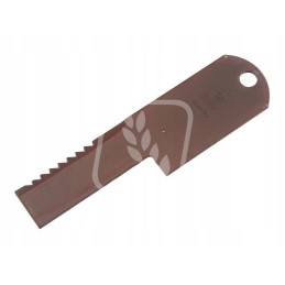 Toothed forage harvester knife 190x32 50x3mm fi 12mm z556