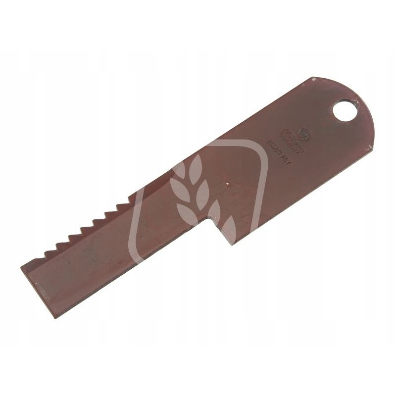 Toothed forage harvester knife 190x32 50x3mm fi 12mm z556