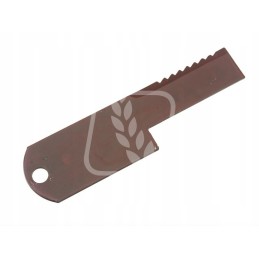 Toothed forage harvester knife 190x32 50x3mm fi 12mm z556
