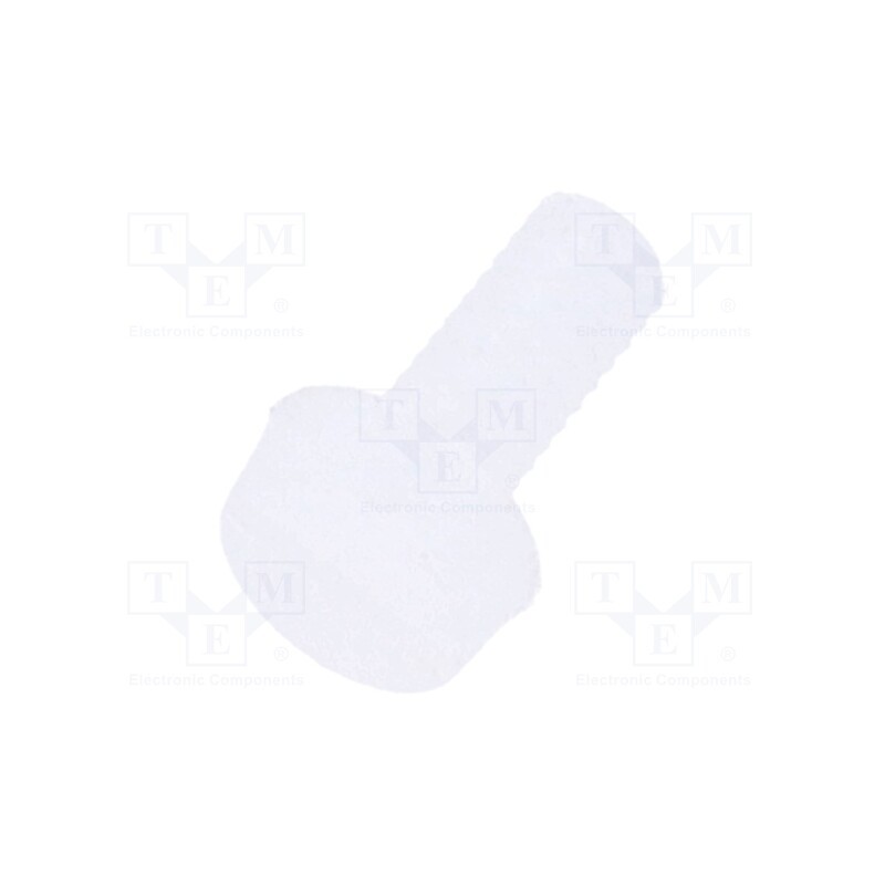 10 pcs x DREMEC - 8G201M2.5X06 - Screw, M2.5x6, 0.45, Head: cheese head, slotted, 0,7mm, polyamide