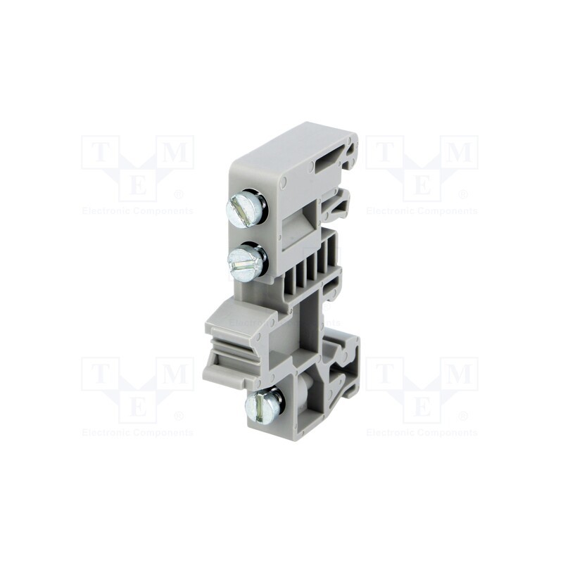 1 pcs x PHOENIX CONTACT - E/UK 1201442 - Holder, grey, Width: 9.5mm, TS32,TS35, Ht: 35.3mm, L: 50.5mm