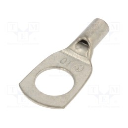 1 pcs x BM GROUP - BM013431 - Tip: ring tube, M10, 6mm2, crimped, for cable, non-insulated, 10AWG