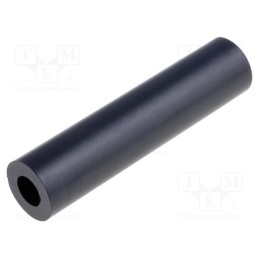 10 pcs x DREMEC - 388/4.2X18 - Spacer sleeve, cylindrical, polyamide, L: 18mm, Øout: 8mm, black