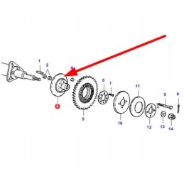 La300134518 reel hub