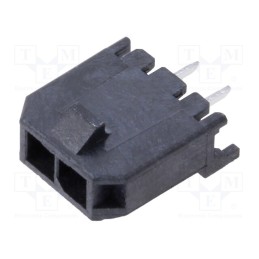 1 pcs x MOLEX - 436500227 - Socket, wire-board, male, Micro-Fit 3.0, 3mm, PIN: 2, 5A