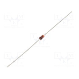 1 pcs x ONSEMI - 1N3070TR - Diode: rectifying, THT, 200V, 500mA, Ifsm: 4A, DO35, Ufmax: 1V, 500mW