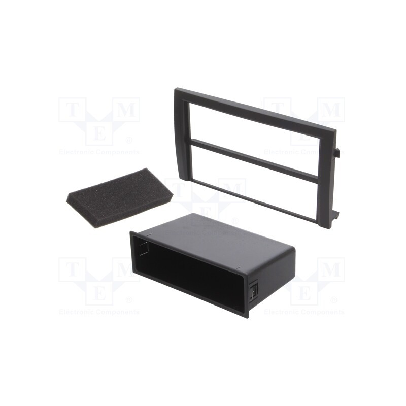 1 pcs x ACV - 281340-02-0 - Radio frame, Škoda, 2 DIN, black