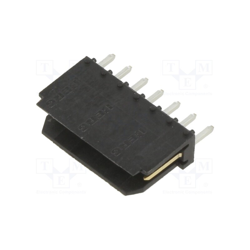 1 pcs x Amphenol Communications Solutions - 76384-307LF - Socket, wire-board, Dubox®, male, PIN: 7, straight, 2.54mm, THT, 1x7