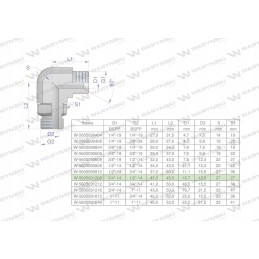 Hydraulic adjustable elbow bb 3 4 x1 2 Warynski