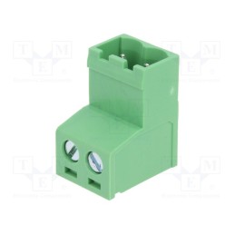 1 pcs x DEGSON ELECTRONICS - 2EDGKR-5.08-02P-14-00AH - Pluggable terminal block, 5.08mm, ways: 2, straight, plug, male