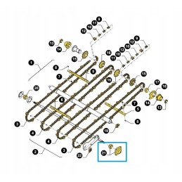 Bearing with New Holland inclined feeder housing