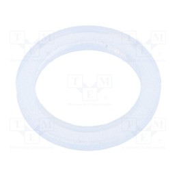 10 pcs x HUMMEL - 1.325.0700.19 - Gasket, polyetylene, Thk: 2mm, Øint: 12.5mm, Øout: 16.5mm, PG7