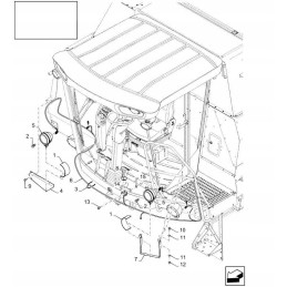 New Holland TC 87714792 cnh lighting kit