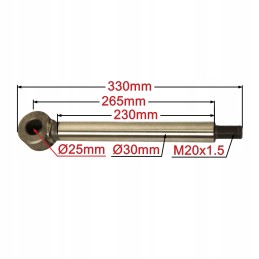 Lift cylinder piston rod t 25 c751111024