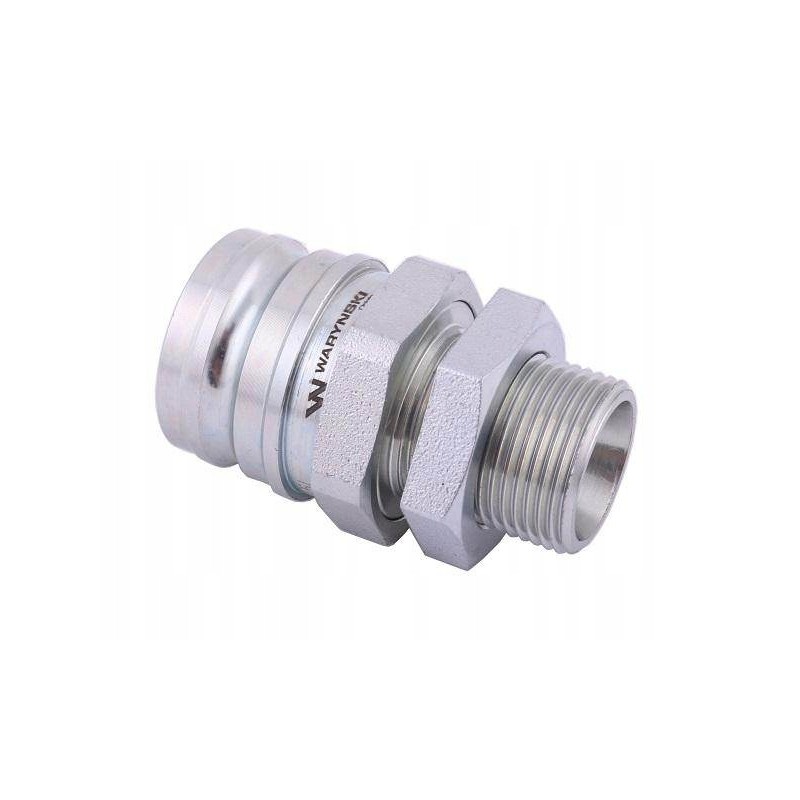 Brake quick connector, plug M22x1 5, external thread