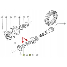 320006 0 precision round washer 40 5 x 50 x 2