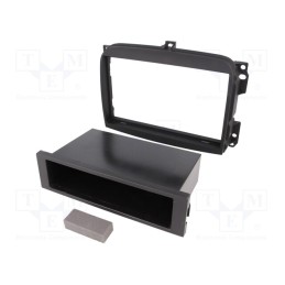 1 pcs x PER.PIC. - MA26022 - Radio frame, Fiat, 2 DIN, black