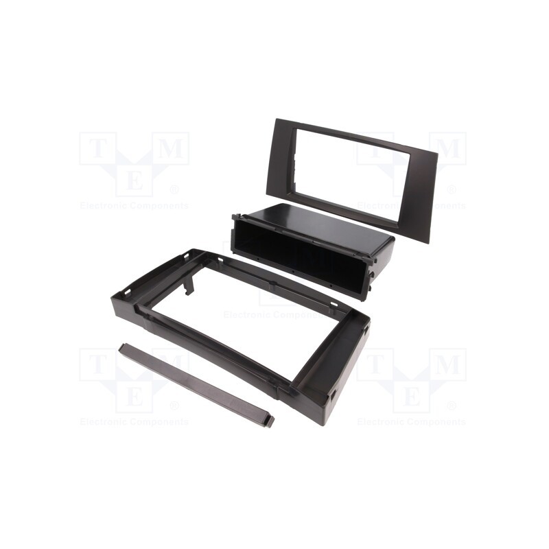 1 pcs x ACV - 281190-28-0 - Radio frame, Mercedes, 2 DIN, black