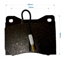 Brake pads zetor forterra 935023 931950 org