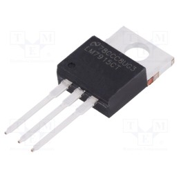 1 pcs x TEXAS INSTRUMENTS - LM7915CT/NOPB - IC: voltage regulator, fixed, -15V, 1.5A, TO220, THT, , 0÷125°C
