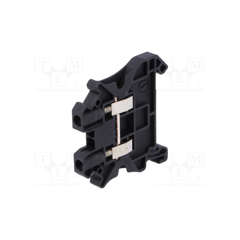 1 pcs x PHOENIX CONTACT - UT 2,5 BK 3045088 - Splice terminal: rail, 0.14÷4mm2, ways: 1, terminals: 2, black, 1kV