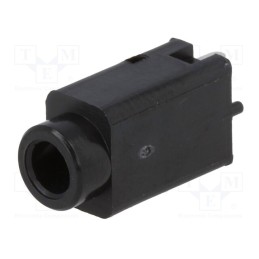 1 pcs x LUMBERG - 1502 01 - Socket, Jack 3,5mm, female, stereo, ways: 3, straight, on PCBs, THT