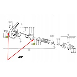 239339 0 retaining ring for the threshing machine drive