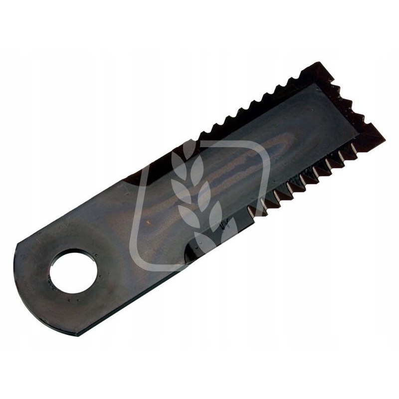 Toothed forage harvester knife 175x50x4 5mm fi20 1mm hf4444