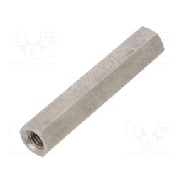 10 pcs x DREMEC - 1413X70 - Screwed spacer sleeve, 70mm, Int.thread: M8, hexagonal