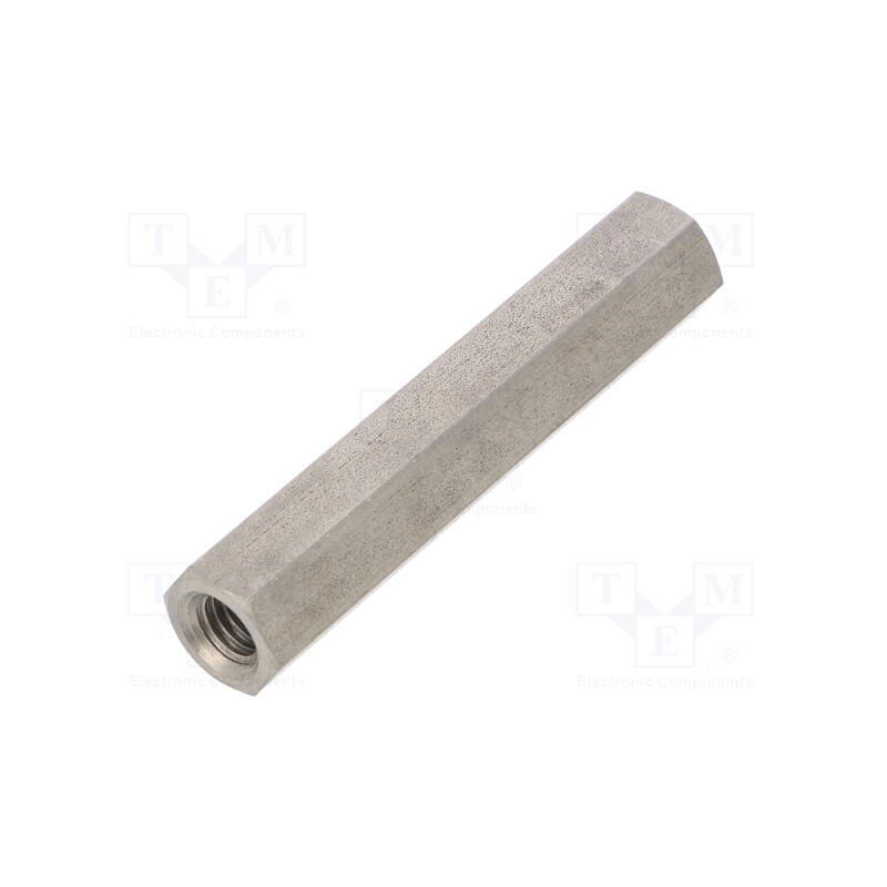 10 pcs x DREMEC - 1413X70 - Screwed spacer sleeve, 70mm, Int.thread: M8, hexagonal