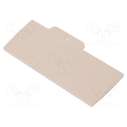 1 pcs x WEIDMu00dcLLER - 1991940000 AEP 3C 6 - End plate, colourless, A series