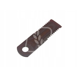Toothed forage harvester knife 173x50x4mm fi20 5mm 755784