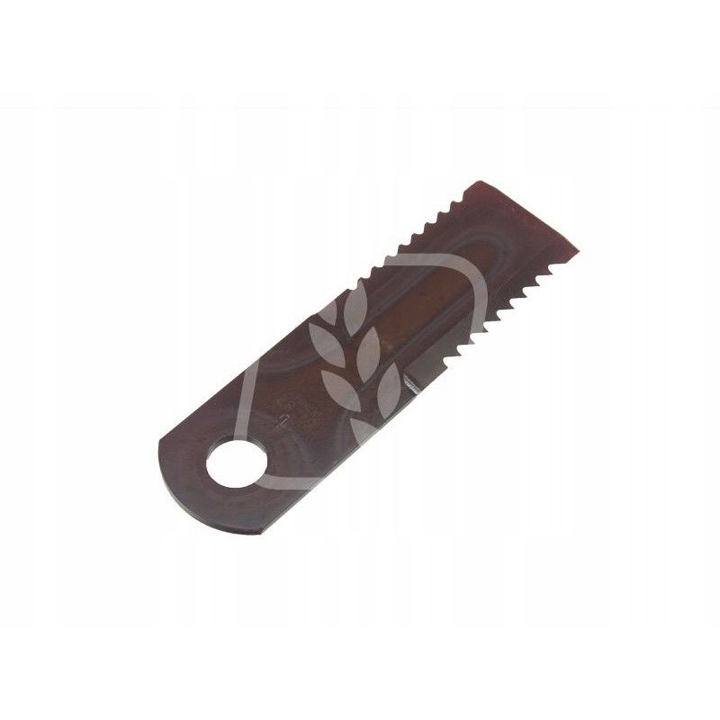 Toothed forage harvester knife 173x50x4mm fi20 5mm 755784