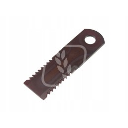 Toothed forage harvester knife 173x50x4mm fi20 5mm 755784