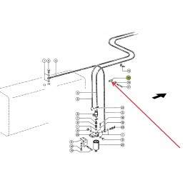 659959 1 cable holder 20 x 3 x 50 mm
