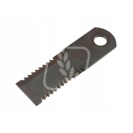 Toothed forage harvester knife 173x50x5mm fi20 5mm 87318316