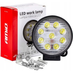 Halogen work lamp, LED searchlight, E9 approval