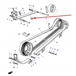 La322967050 threshing drive bracket
