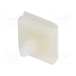 10 pcs x DREMEC - 8GB07V41025 - PCB distance, polyamide, L: 6.4mm, self-adhesive,snap fastener