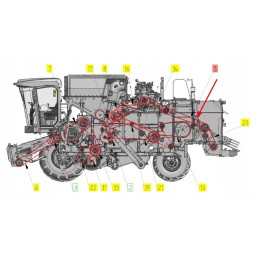 102392146 composite V-belt 2b x 4065 la