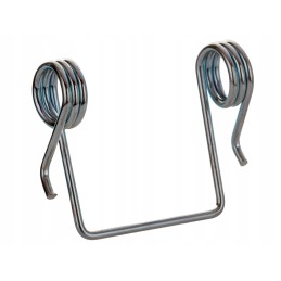 The spring that tensions the lever clutches the pinion gear